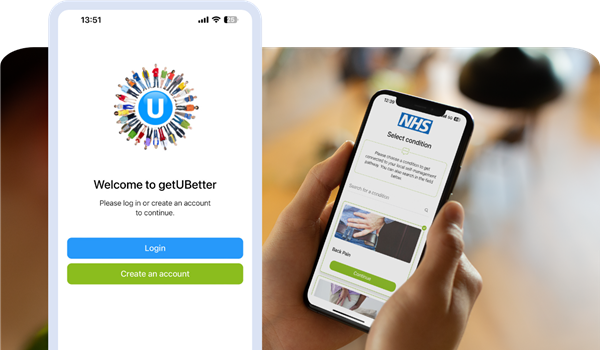 getUbetter app on an iphone